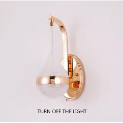 Modern LED wall light - sconce - gold ironWall lights