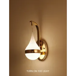 Modern LED wall light - sconce - gold ironWall lights