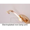 Modern LED wall light - sconce - gold ironWall lights