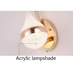 ApliquesModern LED wall light - vintage LED sconce - gold iron