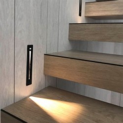 Decorative wall / stairs light - recessed-in - waterproof - LED - 3W