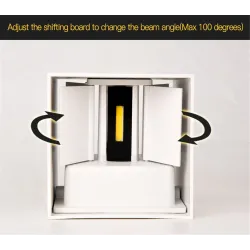 ApliquesLámpara LED interior/exterior - orientable - Estanca IP65 - 12W