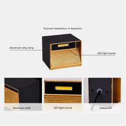 ApliquesLámpara LED interior/exterior - orientable - Estanca IP65 - 12W