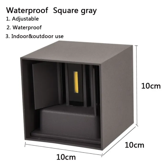 ApliquesLámpara LED interior/exterior - orientable - Estanca IP65 - 12W
