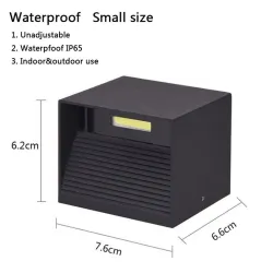 Binnen/buiten LED lamp - verstelbaar - IP65 waterdicht - 12WWandlampen