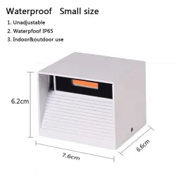 Lampada LED da interno/esterno - orientabile - IP65 waterproof - 12W