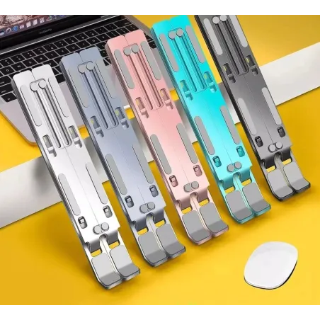 Aluminium laptop/tablet standaard - verstelbare beugel - antislipStands