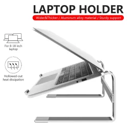 Podstawka pod laptopa / tablet - aluminiowa - antypoślizgowaHolders