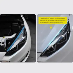 Car LED DRL strip - turn signal / fog lights - flexible - 12V