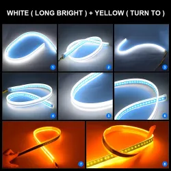 Auto DRL-verlichting - waterdicht - flexibele LED-stripDagrijverlichting (DRL)