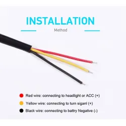 Car DRL lights - flexible LED strip - waterproof - 12V
