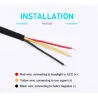 Auto-Tagfahrlichter - flexibler LED-Streifen - wasserdicht - 12V