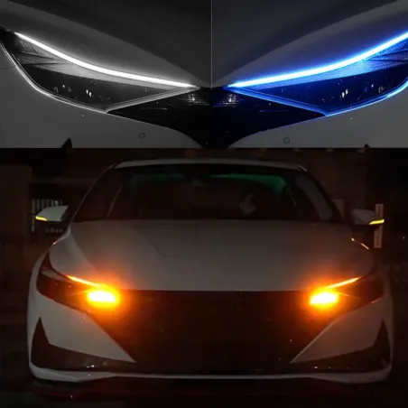Auto-Tagfahrlichter - flexibler LED-Streifen - wasserdicht - 12V