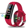 Smart Watch - bransoletka sportowa - Bluetooth - monitor fitness / monitor ciśnienia krwi / tętna - wodoodporność IP68Intelig...