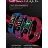 Smart Watch - bransoletka sportowa - Bluetooth - monitor fitness / monitor ciśnienia krwi / tętna - wodoodporność IP68Intelig...