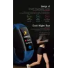 Smart Watch - bransoletka sportowa - Bluetooth - monitor fitness / monitor ciśnienia krwi / tętna - wodoodporność IP68Intelig...