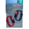 Smart Watch - bransoletka sportowa - Bluetooth - monitor fitness / monitor ciśnienia krwi / tętna - wodoodporność IP68Intelig...