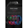 Smart Watch - bransoletka sportowa - Bluetooth - monitor fitness / monitor ciśnienia krwi / tętna - wodoodporność IP68Intelig...