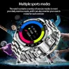 SmartWatch - bransoletka sportowa - Bluetooth - monitorowanie ciśnienia krwi / snu - wodoodpornyInteligentne zużycie