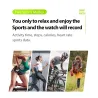 SmartWatch - bransoletka sportowa - Bluetooth - monitorowanie ciśnienia krwi / snu - wodoodpornyInteligentne zużycie