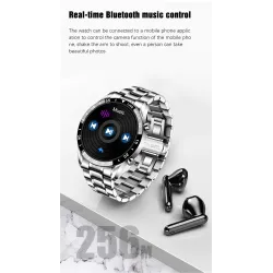SmartWatch - bransoletka sportowa - Bluetooth - monitorowanie ciśnienia krwi / snu - wodoodpornyInteligentne zużycie