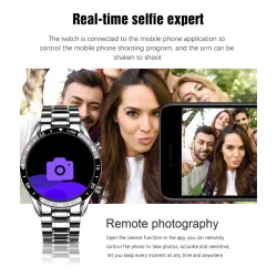 SmartWatch - bransoletka sportowa - Bluetooth - monitorowanie ciśnienia krwi / snu - wodoodpornyInteligentne zużycie