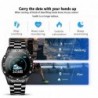 Smart Watch - orologio elettronico in acciaio - LED - digitale - impermeabile - frequenza cardiaca/pressione sanguigna