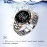 RelojesReloj inteligente - reloj electrónico de acero - LED - digital - resistente al agua - frecuencia cardíaca / presión ar...