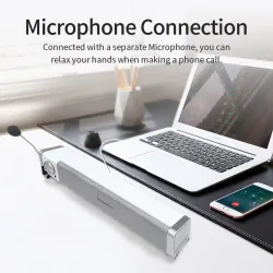 Bluedio LS - computerluidspreker - soundbar - USB bedraad - Bluetooth - met microfoonBluetooth Luidsprekers