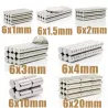 N35 - okrągły magnes neodymowy - super mocny - 6*1mm - 6*20mm - 50 sztukN35