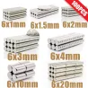 N35 - magnes neodymowy - mini okrągły dysk - 6 * 1mm - 6 * 20mm - 100 sztukN35