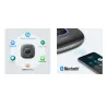 Anker PowerConf Bluetooth Speakerphone conference speaker with 6 Microphones, Enhanced Voice Pickup, 24H Call Time