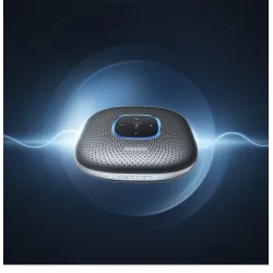 Anker PowerConf Bluetooth Speakerphone conference speaker with 6 Microphones, Enhanced Voice Pickup, 24H Call Time