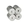 N35 - magnes neodymowy - mocny okrągły stożkowy - 30 * 3mm - z otworem 5mmN35