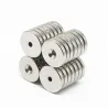 N35 - magnes neodymowy - okrągły stożkowy - 50 * 5mm - z otworem 6mmN35