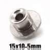 N35 - neodymium magnet - round countersunk disc - 15 * 10mm - with 5mm hole - 10 piecesN35