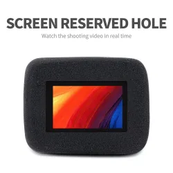 Foam windproof shield - noise reduction - protective case - for GoPro Hero 9 Black