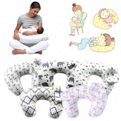 Poduszka do karmienia - z poduszką chroniącą główkę dziecka - w kształcie litery UPoduszki