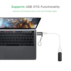 Micro-USB-Typ-C-Adapter - 3-in-1-Konverter - OTG-Anschluss