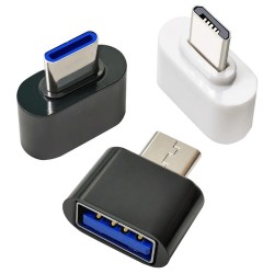 Type-C - micro USB 2.0 - przejściówka OTG - konwerter