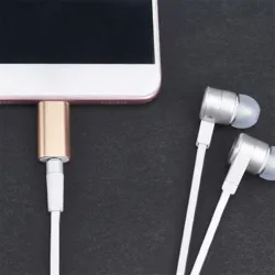 Micro USB Type-C to 3.5mm headphone jack - adapter - splitter