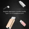 Micro USB Type-C naar 3,5 mm koptelefoonaansluiting - adapter - splitterAccessoires