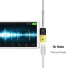 USB typu C - gniazdo 3,5 mm - ładowarka aux audio - konwerter OTG - adapter - kształt kapsułyRozgałęźniki