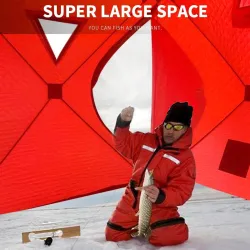 Winter warme tent - voor ijsvissen / kamperen - winddicht - waterdicht - anti-sneeuw - grote ruimteTenten