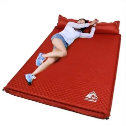 Outdoor / campingmat - opblaasbaar tentmatras - met kussenkussen - dubbelOutdoor & Kamperen
