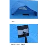 Winter warm tent - for ice fishing / camping - windproof - waterproof - anti-snow - large space