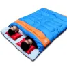 Sac de couchage double - avec fermeture éclair - chaud - imperméable