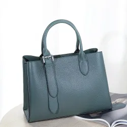 Luxe dames schoudertas - echt leerHandtassen