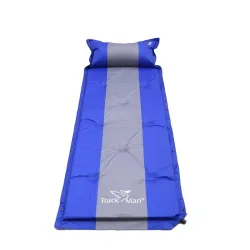 Eenpersoons campingmatras - zelfopblazend - slaapmat met kussen - waterdichtOutdoor & Kamperen