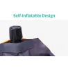 Single camping mattress - self-inflating - sleeping mat with pillow - waterproof